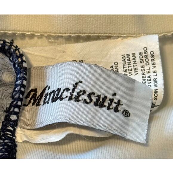 Not For Sale‎ Miraclesuit Swimsuit Women 12 Blue Oceanus One Piece Stretch - Picture 7 of 9